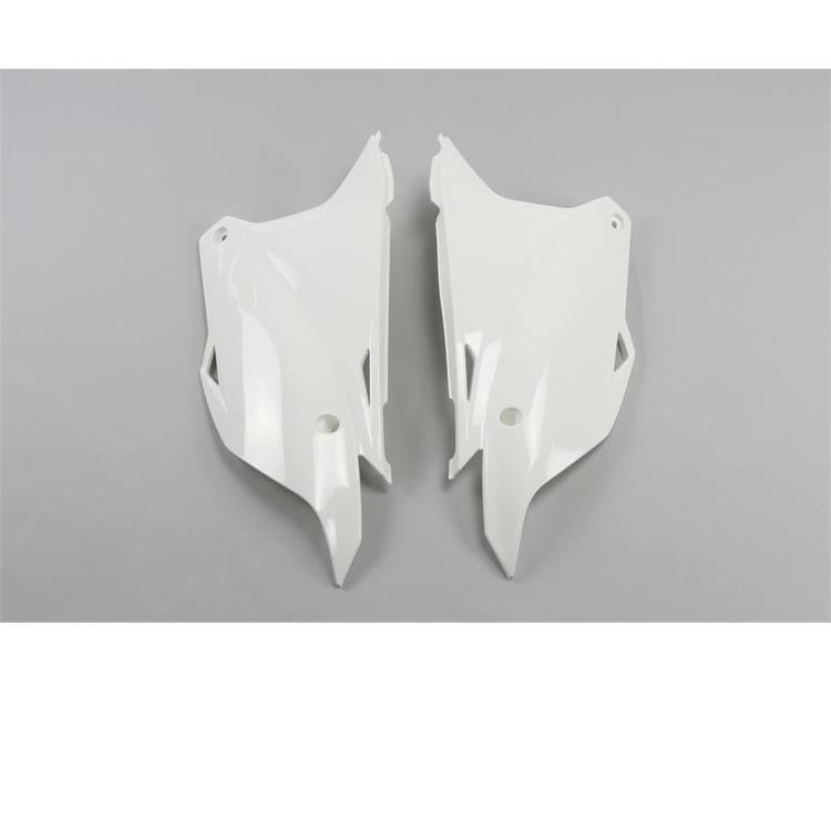 Fianchetti portanumero Kawasaki KX 85 (14-25) Bianco*