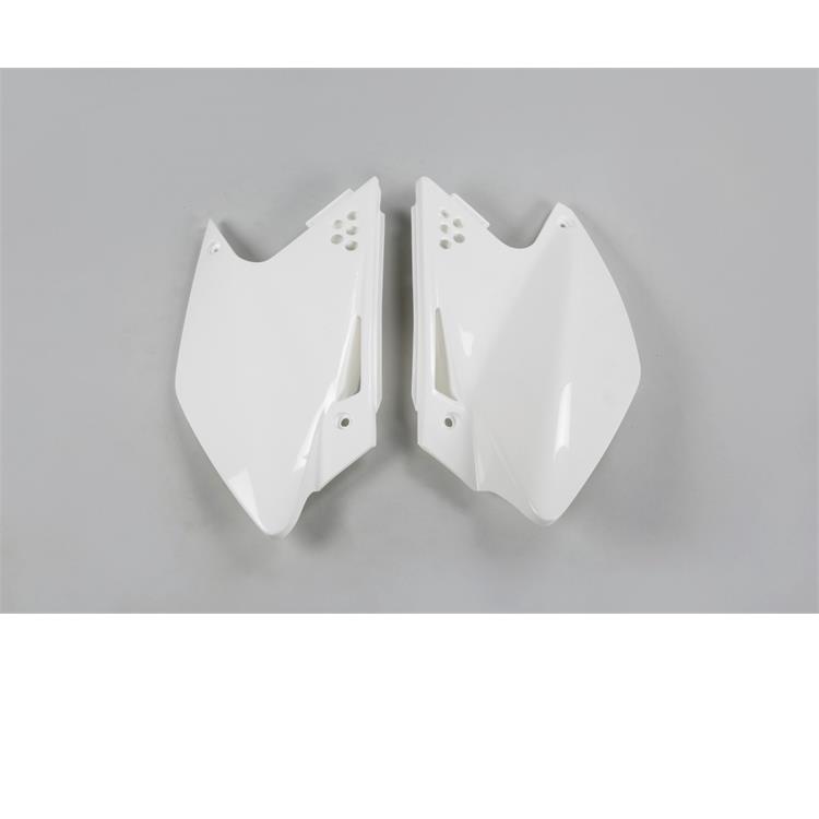 Fianchetti portanumero Kawasaki KX 250 F (06-08) Bianco*