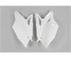 Fianchetti portanumero Kawasaki KX 250 F (17-20) Bianco* in Plastiche