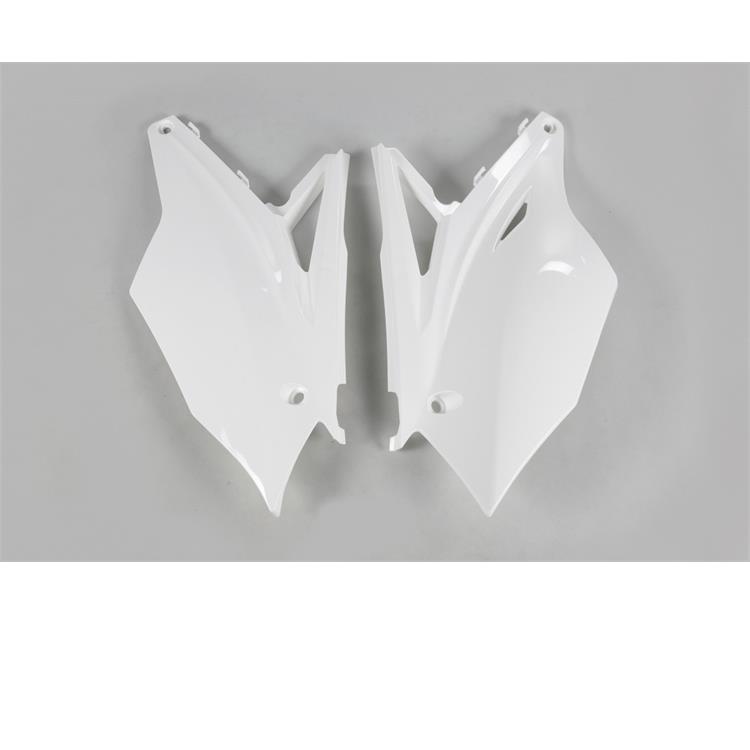 Fianchetti portanumero Kawasaki KX 250 F (17-20) Bianco*
