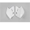 Fianchetti portanumero Kawasaki KX 450 F (06-08) Bianco* in Plastiche