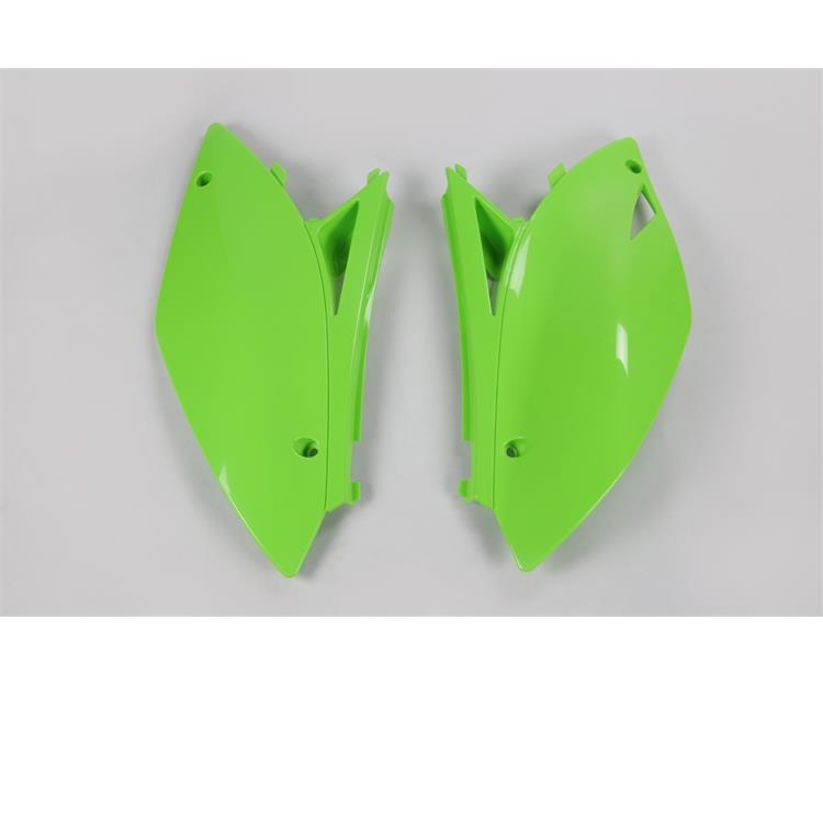 Fianchetti portanumero Kawasaki KX 450 F (2009-2011) Verde