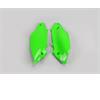 Fianchetti portanumero Kawasaki KX 450 F (2012-2015) Verde in Plastiche