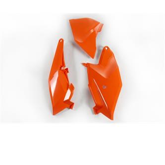 fianchetti portanumero ktm 85 sx 18 19 arancioni