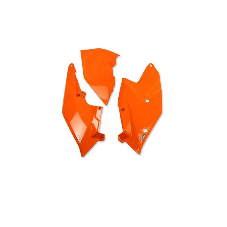 Fianchetti portanumero KTM 350 EXC-F (17-19) arancioni*