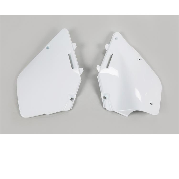 Fianchetti portanumero Suzuki RM 125 (96-00) Bianco*