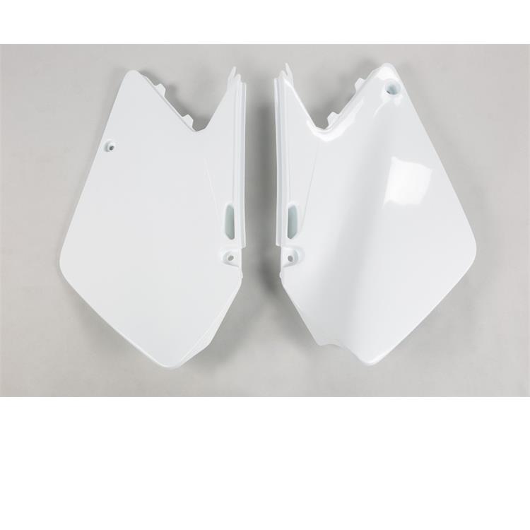 Fianchetti portanumero Suzuki RM 125 (03-05) Bianco*