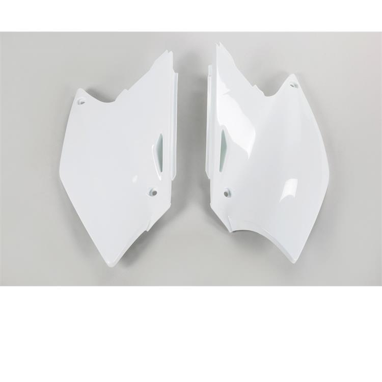 Fianchetti portanumero Suzuki RMZ 250 (04-06) Bianco*