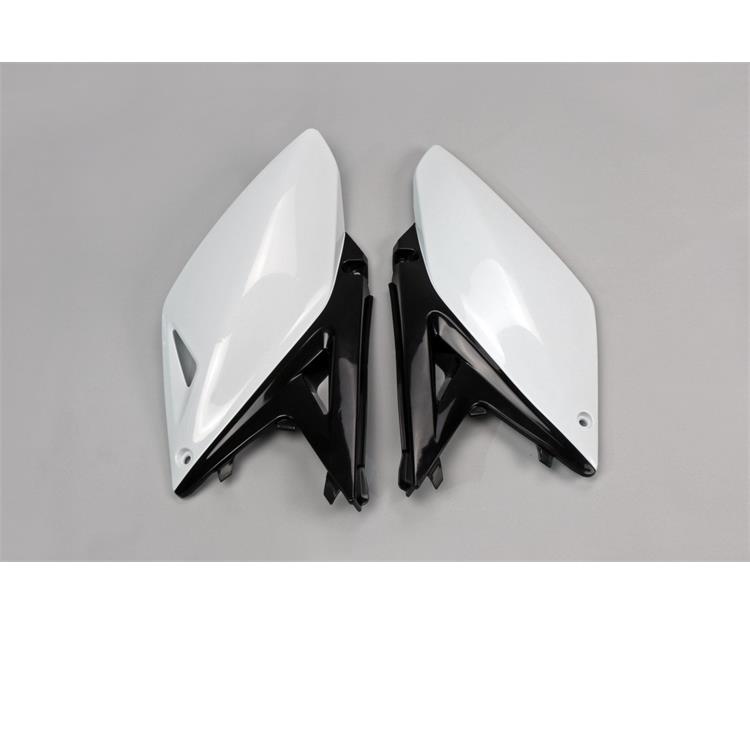 Fianchetti portanumero Suzuki RMZ 250 (2010-2018) Bianco e Nero*