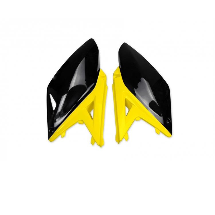 Fianchetti portanumero Suzuki RMZ 250 (10-18) Nero e Giallo*