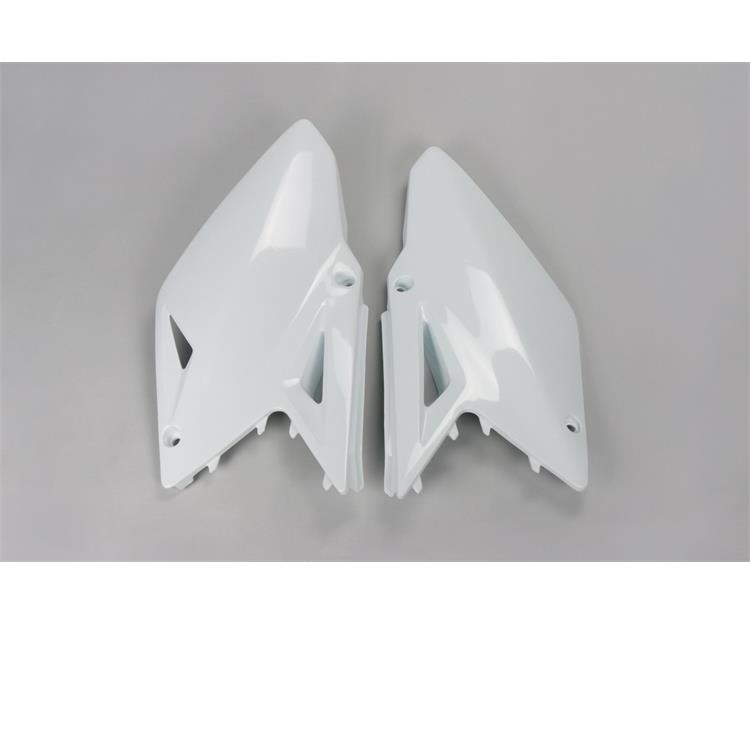 Fianchetti portanumero Suzuki RMZ 450 (08-17) Bianco*