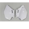 Fianchetti portanumero Yamaha YZ 250 F (2003-2005) Bianco* in Plastiche