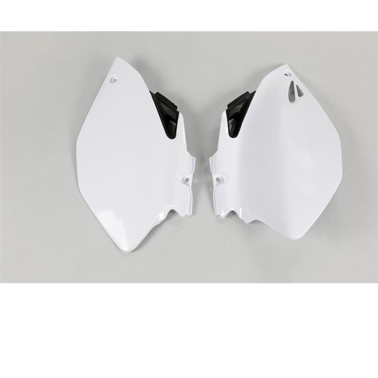 Fianchetti portanumero Yamaha YZ 450 F (2006-2009) Bianco e Nero*