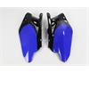 Fianchetti portanumero Yamaha YZ 450 F (2010-2013) Blu e Nero in Plastiche