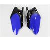 Fianchetti portanumero Yamaha YZ 450 F (10-13) blu e neri in Plastiche