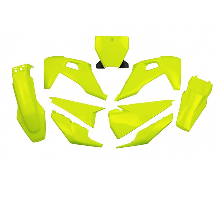 Kit plastiche Husqvarna 125 TC (19-21) - colore Giallo fluo