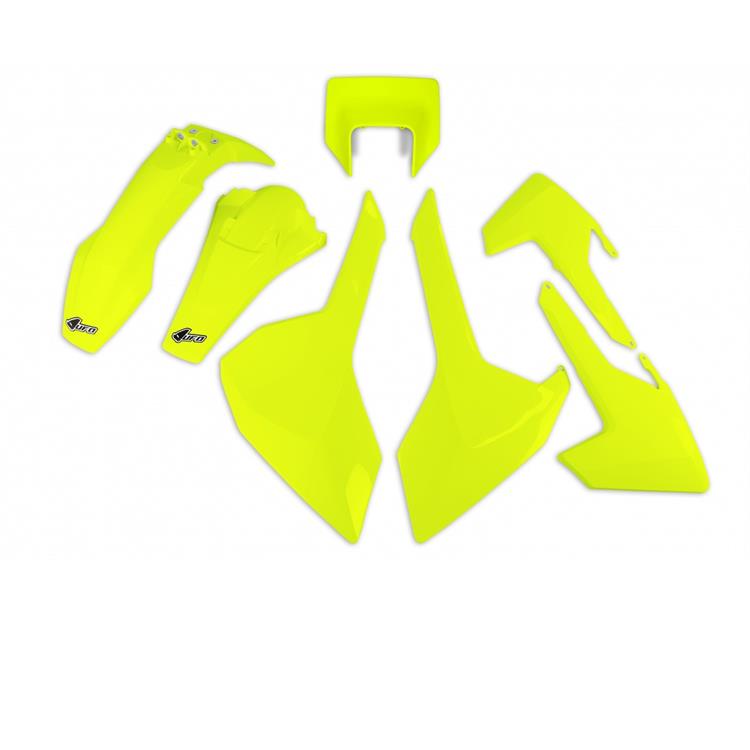 Kit plastiche Husqvarna 250 FE (17-19) - colore giallo fluo