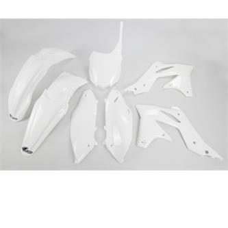 kit plastiche kawasaki kx 250 f 13 colore bianco