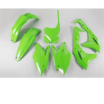 kit plastiche kawasaki kx 250 f 18 19 colore verde