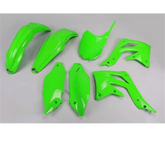 kit plastiche kawasaki kx 450 f 13 15 colore verde