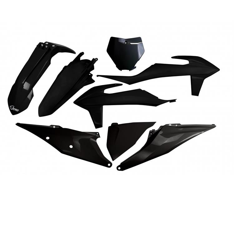 Kit plastiche KTM 125 SX (19) - colore nero