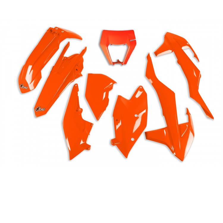 Kit plastiche KTM 125 XC-W (17-19) - colore arancione fluo