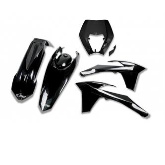 kit plastiche ktm 250 exc 12 13 colore nero