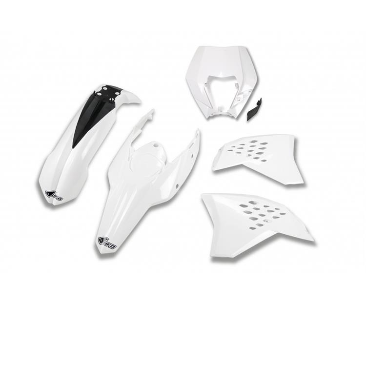 Kit plastiche KTM 400 EXC-F (09-11) - colore bianco