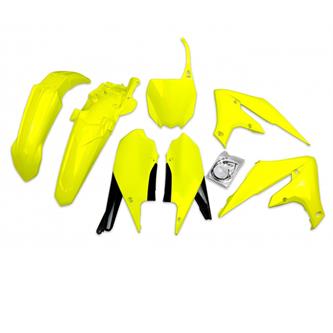 kit plastiche yamaha yz 450 f 18 19 colore giallo fluo