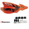 Paramani motard Racetech Raptor Arancioni Neon in Manubri e Comandi