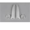 Parasteli forcella Kawasaki KX 250 (1996-2003) Bianco* in Plastiche