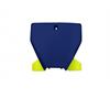 Tabella portanumero anteriore Husqvarna 250 FC (19-22) Blu e Giallo fluo in Plastiche