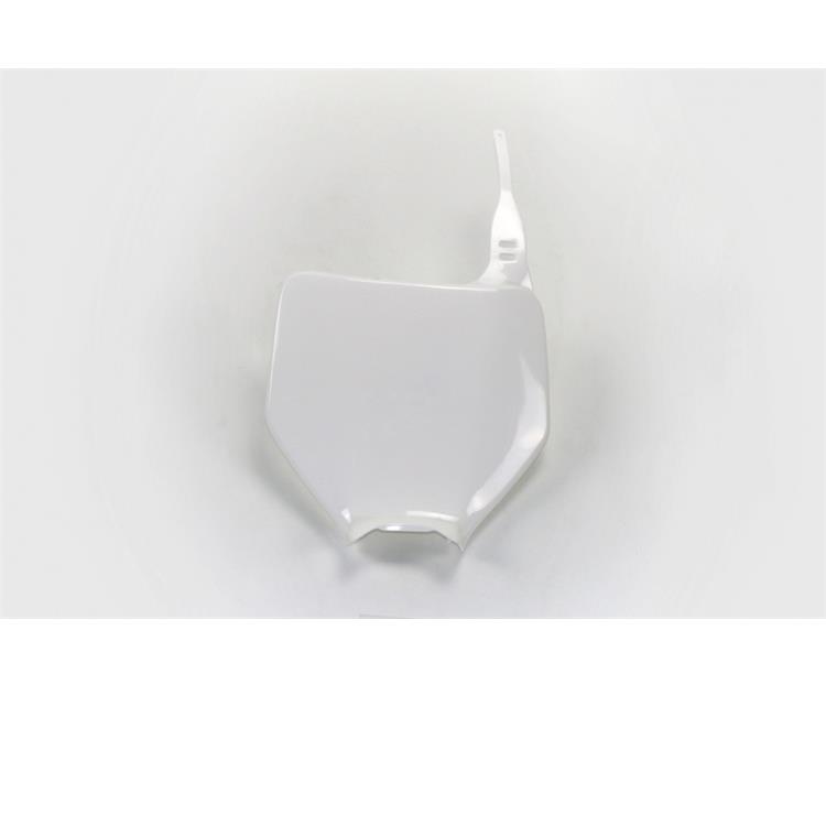 Tabella portanumero anteriore Kawasaki KX 125 (03-08) Bianco
