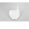 Tabella portanumero anteriore Kawasaki KX 450 F (06-08) Bianco in Plastiche