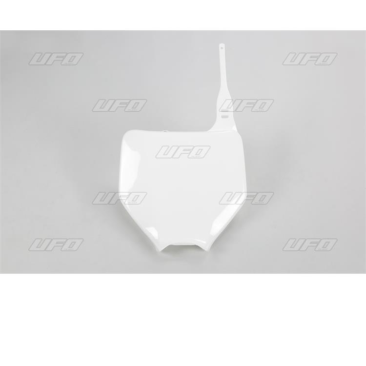 Tabella portanumero anteriore Kawasaki KX 450 F (06-08) Bianco