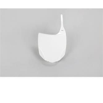 tabella portanumero anteriore kawasaki kx 450 f 09 12 bianca