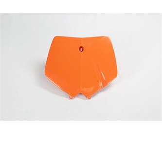 tabella portanumero anteriore ktm 125 sx 99 02 arancione