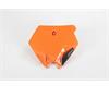 Tabella portanumero anteriore KTM 125 SX (03-06) arancione in Plastiche