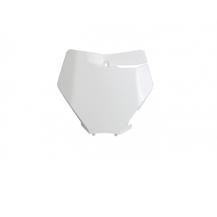 Tabella portanumero anteriore KTM 150 SX (19) Bianco