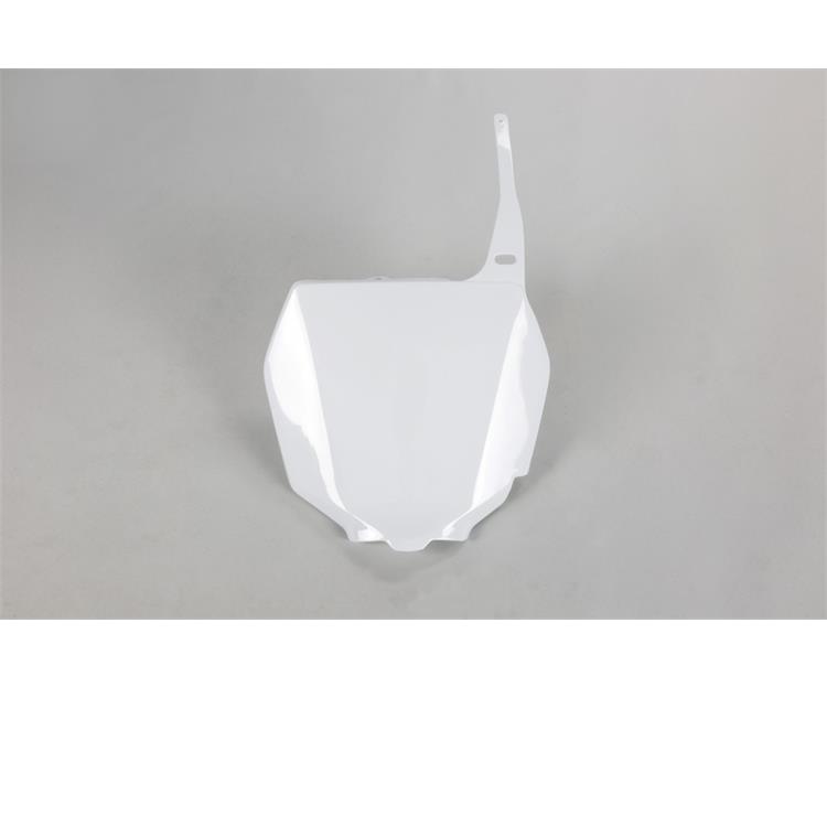 Tabella portanumero anteriore Suzuki RM 125 (01-12) Bianco