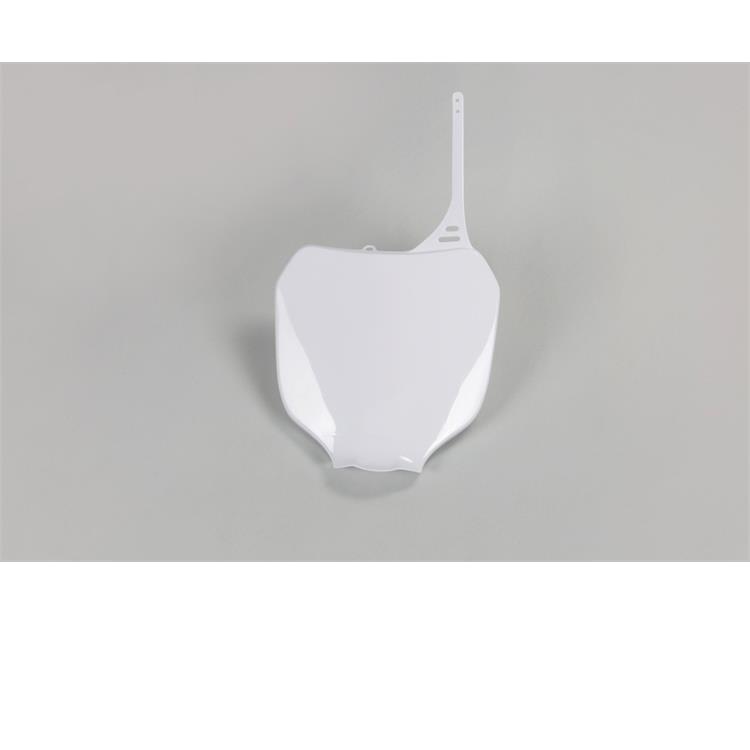 Tabella portanumero anteriore Yamaha YZ 125 (00-05) Bianco