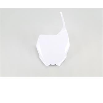 tabella portanumero anteriore yamaha yz 250 06 14 bianca