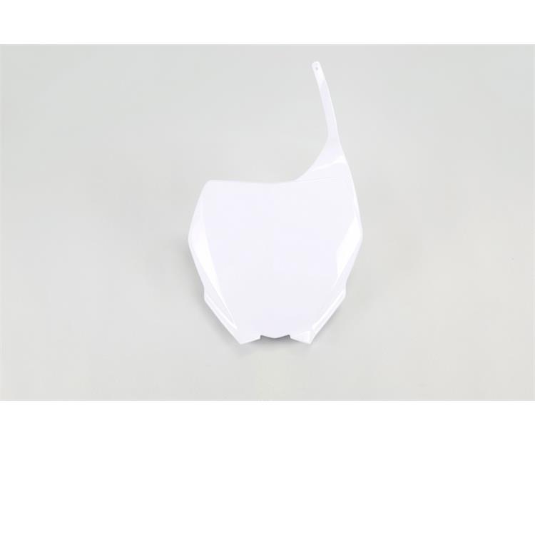 Tabella portanumero anteriore Yamaha YZ 450 F (06-09) Bianco