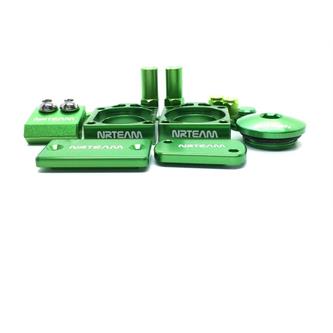 kit minuteria anodizzata kawasaki kx 250 f 11 17 verde