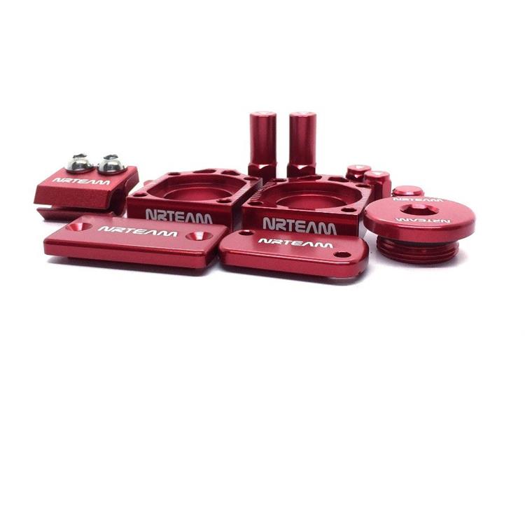 Kit minuteria anodizzata Suzuki RMZ 250 (07-17) Rosso