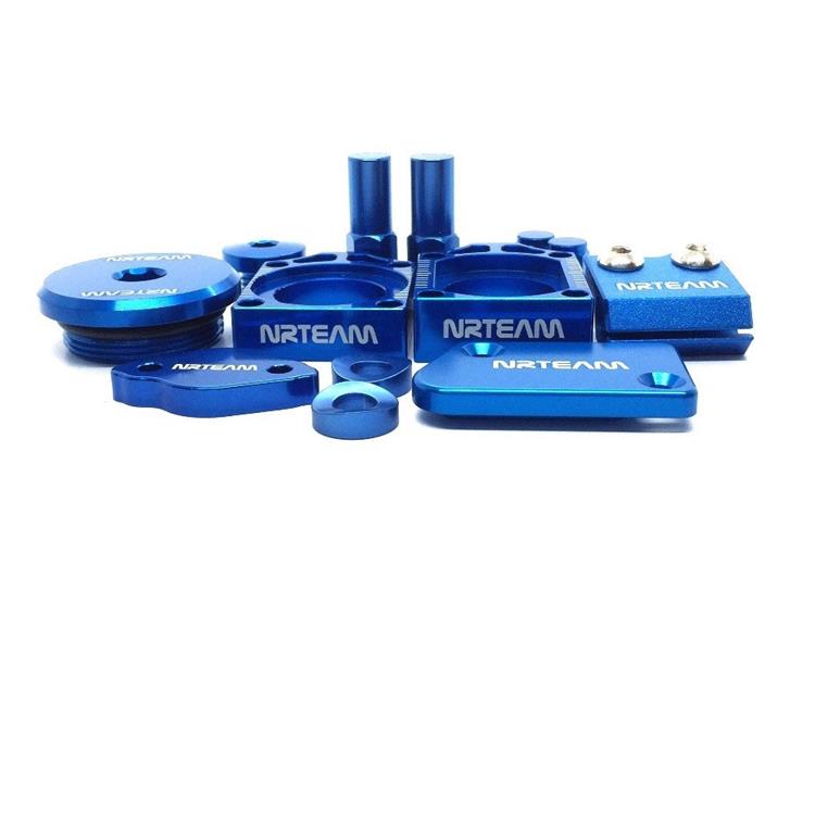 Kit minuteria anodizzata Yamaha YZ 250 F (2014-2017) Blu