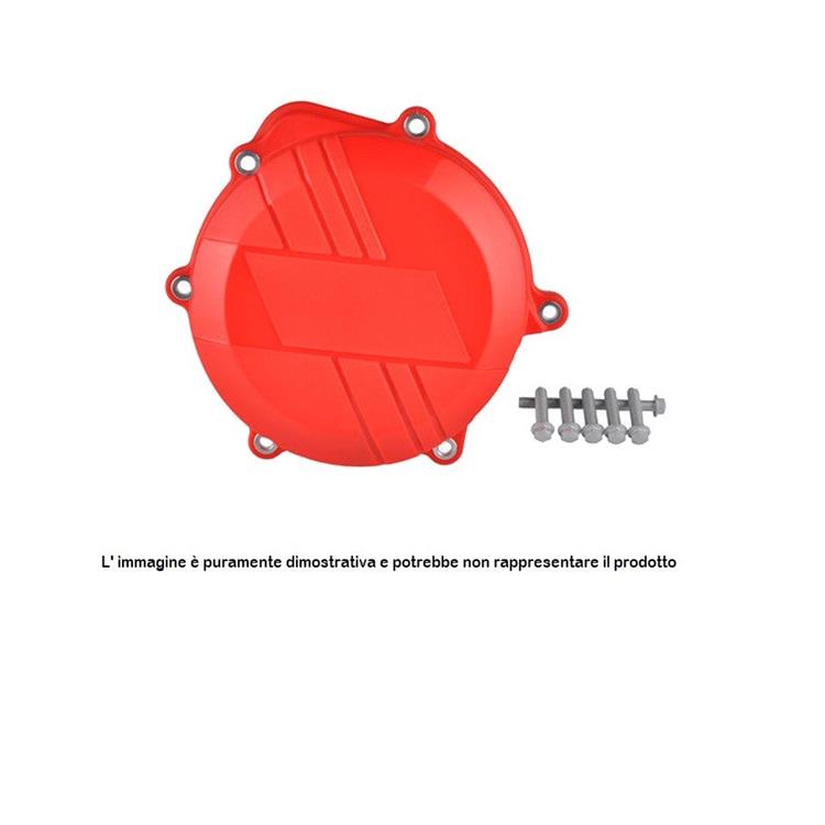 Protezione carter frizione Honda CRF 250 R (10-17) rossa