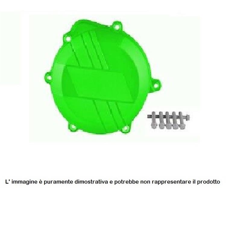 Protezione carter frizione Kawasaki KX 450 F (06-15) verde