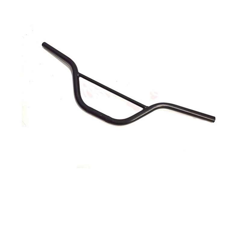Manubrio pit bike acciaio 22 mm Nero