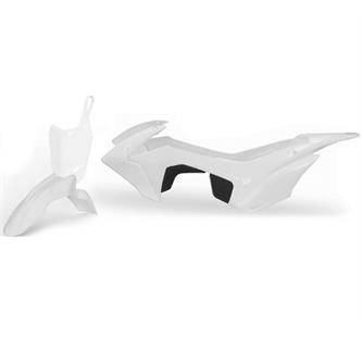 kit plastiche pitbike profive pfx 125 bianche